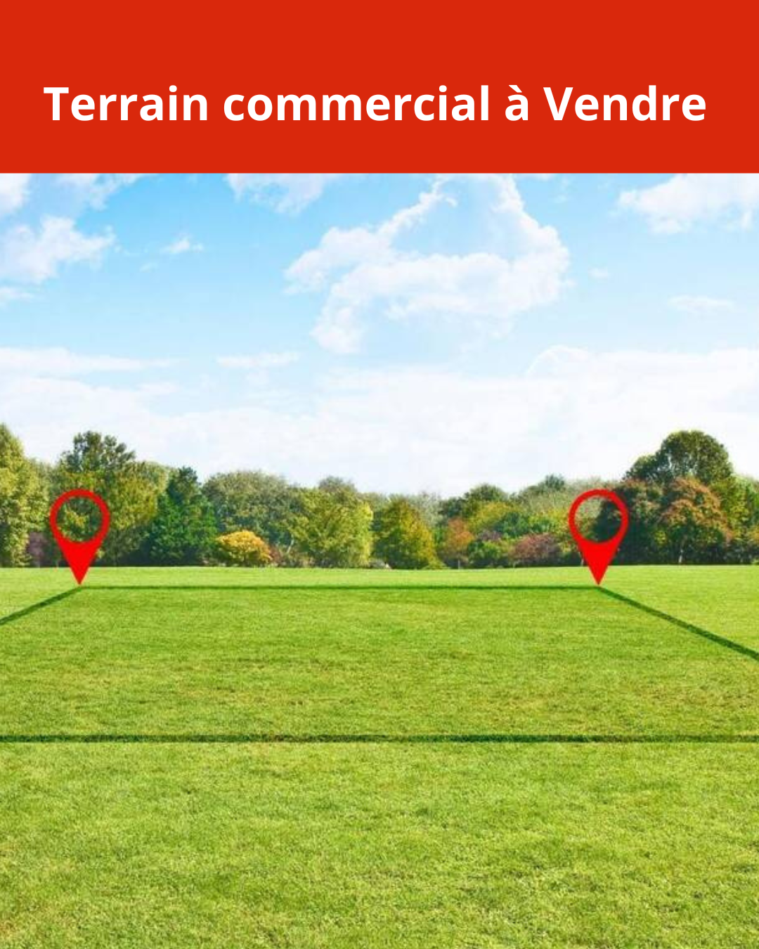 Terrain commercial à vendre El Menzeh